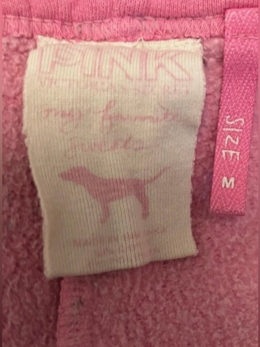 💕💗 Vintage Victoria's Secret “PINK” Cropped Campus Joggers 💗💕 - Picture 8 of 8